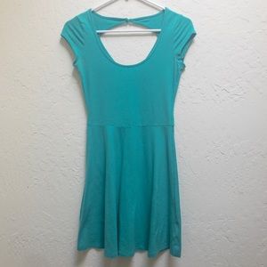 AEO Turquoise Skater Dress
